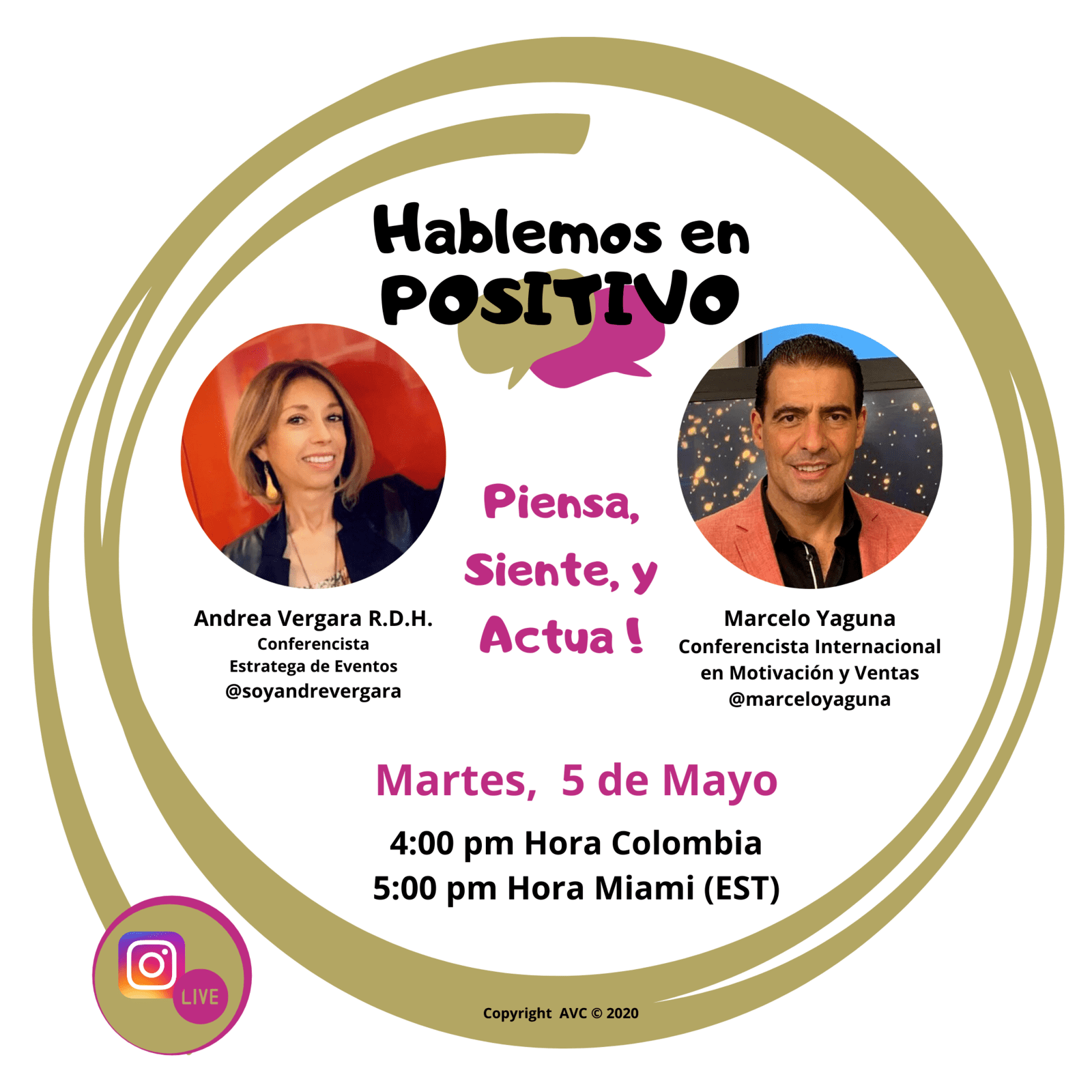 Piensa, siente y Actúa